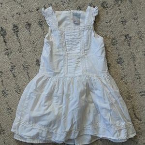 Girls white Tahari boho dress